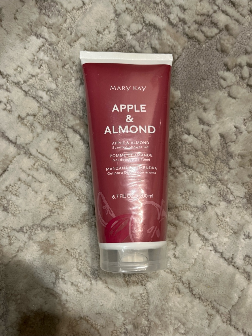 Mary Kay Apple & Almond Scented Shower Gel - Berry Pink